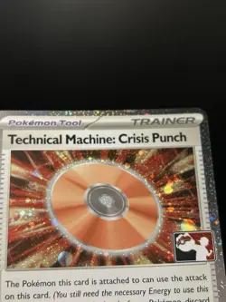 Cosmo Holo League Stamped TM: Crisis Punch - Pokemon Paldean Fates Card - NM - Image 2
