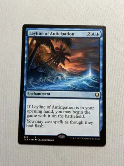 Leyline of Anticipation Magic: The Gathering Baldurs Gate Commander Legends MTG - Image 1