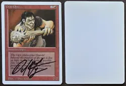 Signed MtG Magic Dan Frazier Artist Proof _ Revised _ GRAY OGRE _ VHTF 1/100! - Image 1