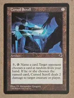 Cursed Scroll - Tempest - Near Mint | MTG - Image 1