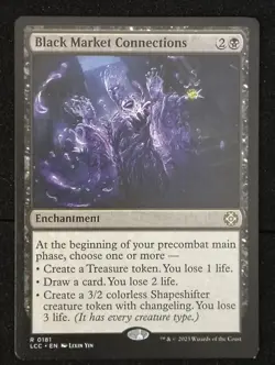 Black Market Connections MINOR MISCUT/DAMAGE SEE PHOTOS - Magic MTG - Image 1