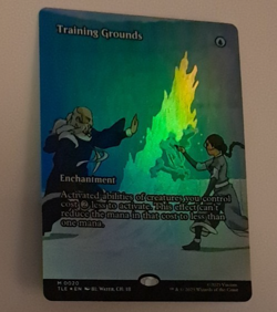 Training Grounds Poster FOIL Avatar the Last Airbender MTG MAGIC THE GATHERING - Image 1