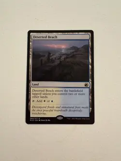 Deserted Beach (Innistrad: Midnight Hunt) - Near Mint (NM) - Magic - MTG - Image 1
