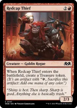Redcap Thief 0147 (Regular) MTG Wilds of Eldraine - NM - Image 1