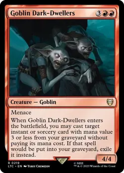 Goblin Dark-Dwellers 0219 (Regular) MTG Lord of The Rings - NM PACK FRESH - Image 1