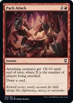 Pack Attack 190 (Foil) Commander Legends: Battle for Baldur's Gate * - Image 1