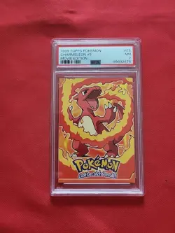 Pokemon: Charmeleon #5 Topps Movie Edition Non-holo Vintage 1999 - PSA 7 - B86 - Image 1