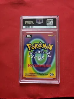 Pokemon: Charmeleon #5 Topps Movie Edition Non-holo Vintage 1999 - PSA 7 - B86 - Image 2