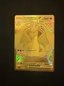 🔥Mega Charizard Y EX Gold Pokemon Ascended Heroes 294/217 - Pack Fresh NM 🔥 - Image 1