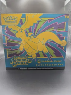 Pokemon TCG: Ascended Heroes Pokemon Center Exclusive ETB New Sealed In Hand - Image 1