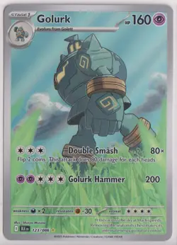 Pokemon - Golurk 123/086 Sv: Black Bolt Holo - Image 1