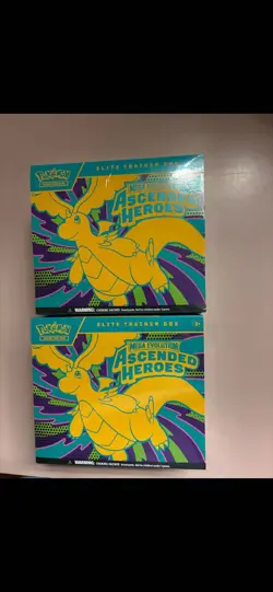 Pokemon TCG: Ascended Heroes ETB Elite Trainer Box Brand New Sealed *in hand x2 - Image 1