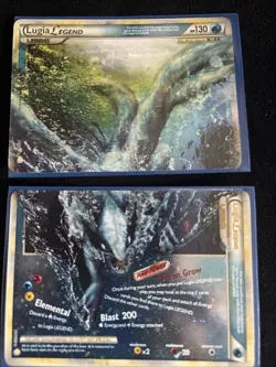 POKEMON HEARTGOLD & SOULSILVER LUGIA LEGEND 113/123+ 114/123 - Image 1