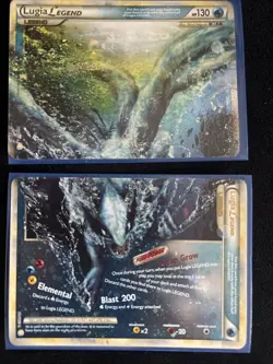 POKEMON HEARTGOLD & SOULSILVER LUGIA LEGEND 113/123+ 114/123 - Image 2