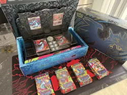 Pokemon Mega Charizard X ex UPC Opened +Promos 18 Phantasmal Flames Packs Sealed - Image 1