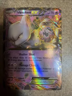 2016 POKEMON XY BLACK STAR PROMO -MEWTWO EX - #XY107 / HOLO 🔥🔥 - Image 1