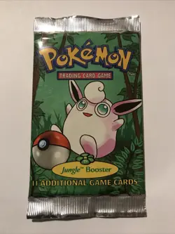 Pokemon Jungle Unlimited 1999 Wigglytuff Artwork Booster Pack WOTC Sealed - Image 1