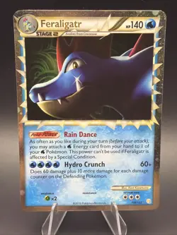 Pokemon TCG Feraligatr Prime Heartgold & Soulsilver 108/123Holo Rare Prime MP+ - Image 1