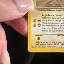 Pokemon TCG Raichu 14/62 Holo Excellent Condition 1999 - Image 3