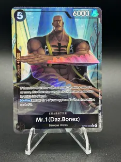 Mr.1 (Daz.Bonez) (Alternate Art) OP14-090 The Azure Sea's Seven Foil - Image 1