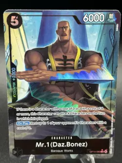 Mr.1 (Daz.Bonez) (Alternate Art) OP14-090 The Azure Sea's Seven Foil - Image 2