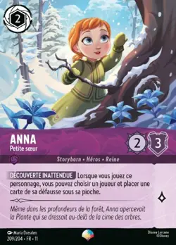 Lorcana - Anna - Petite sœur - Givresort Chapitre 11 - MINT/NMINT - FR - FOIL - Image 1