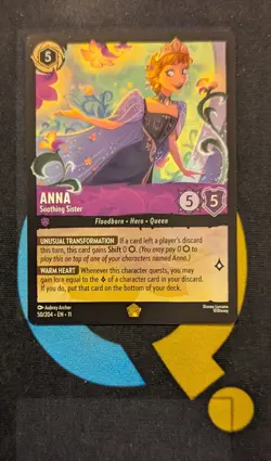 Anna - Soothing Sister 50/204 Legendary Disney Lorcana Winterspell - Image 1