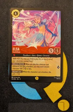 Elsa - Ice Artisan 123/204 Cold Foil Legendary Disney Lorcana Winterspell - Image 1