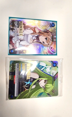 Union arena UA Asuna winner & Sealed c Geass CC Promo Cards English - Image 2