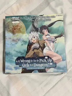 Weiss Schwarz Is It Wrong to Try to Pick Up Girls in a Dungeon Box 8885009406822 - Image 1