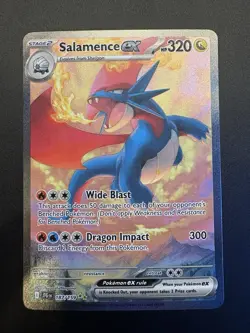 Salamence EX 187/159 Journey Together Pokemon Card - Image 1