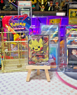 Goku Pikachu VCOS Pokemon Fan Art Card 017/055 w/FREE HOLO - Image 1