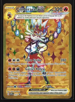 Cinderace ex 163 Scarlet & Violet Black Star Promo Pokemon Card - Image 1