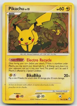 Pokemon Card Pikachu Common Mysterious Treasures 94/123 - Image 1