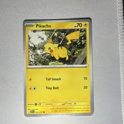 Pokemon Pikachu 055/217 ASC Basic Regular Card 70 HP 10/30 Attack 2026 - Image 1