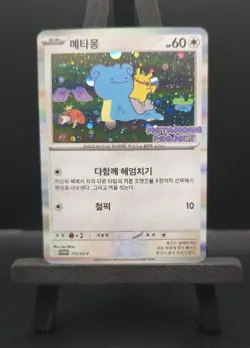 Pokemon (Non-TCG) Ditto Lapras Pikachu Cosmic Holofoil Art DISPLAY Card Metamong - Image 2