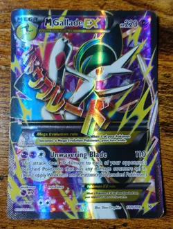 M Gallade EX 100/108 Full Art Roaring Skies Pokemon Card PL - Image 1