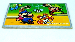 Vintage 1983 MARIO BROS Japanese Menko Card, Nintendo, Famicon, Retro, Luigi - Image 2