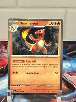 Charizard ex Holo #196 W Chameleon & Charmander SV Promo Cards Pokemon TCG - Image 5
