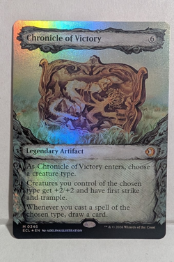 Chronicle of Victory (Showcase) - NM Foil M : Lorwyn Eclipsed - Image 1