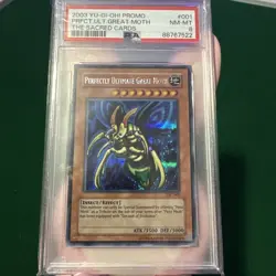 Perfectly Ultimate Great Moth (The Sacred Cards) TSC-001 Video Game Promo PSA 8 - Image 1