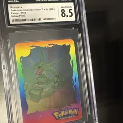 Pokemon Advanced Panini Lenticular Action Card 103 Rayquaza - Image 1