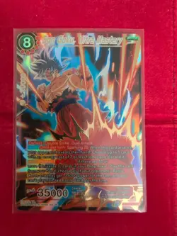 2025 Son Goku Ultra Mastery GOLD STAMP SR Foil Dragon Ball Super Card Game | NM - Image 1
