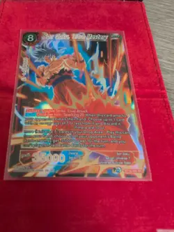 2025 Son Goku Ultra Mastery GOLD STAMP SR Foil Dragon Ball Super Card Game | NM - Image 4