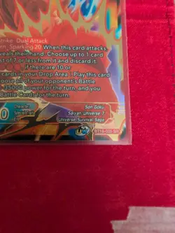 2025 Son Goku Ultra Mastery GOLD STAMP SR Foil Dragon Ball Super Card Game | NM - Image 5