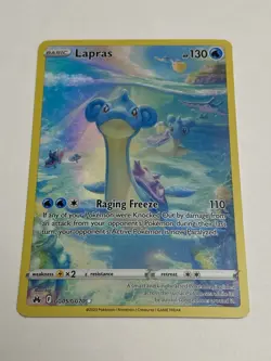 Pokemon TCG Lapras Crown Zenith: Galarian Gallery Ultra Rare Card GG05/GG70 NM - Image 1