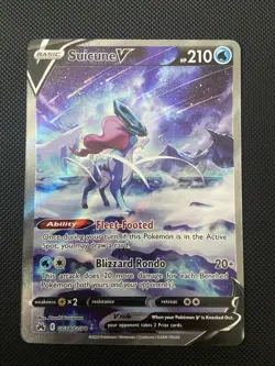 Suicune v Crown Zenith Galarian Gallery Holo Ultra Rare Card GG38 GG70 NM - Image 1
