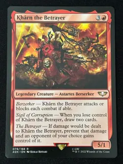 1x MTG Kharn the Betrayer - Universes Beyond: Warhammer 40,000 (40K) #79 - Magic - Image 3