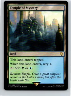 Magic the Gathering Temple of Mystery Final Fantasy Commander MTG Free Shipping! - Image 1