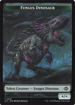 Fungus Dinosaur Token The Lost Caverns of Ixalan Regular - Image 1